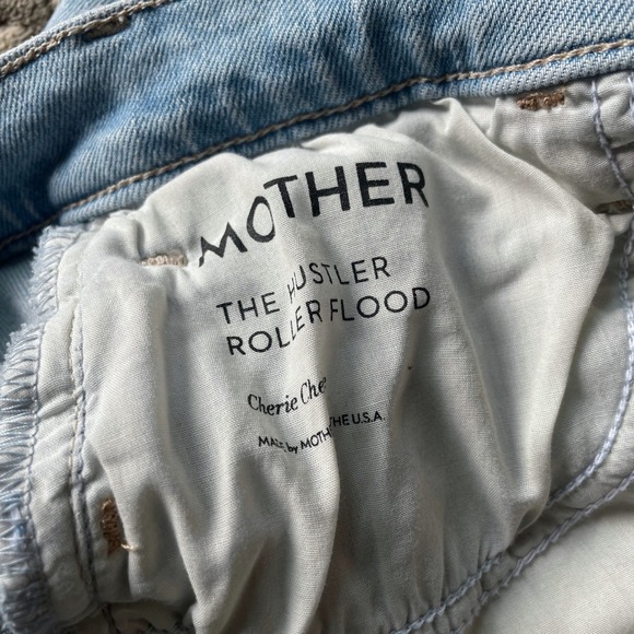 Mother The Huster Roller Flood Jeans Cherie Cherie Size 28‎ - Picture 10 of 16